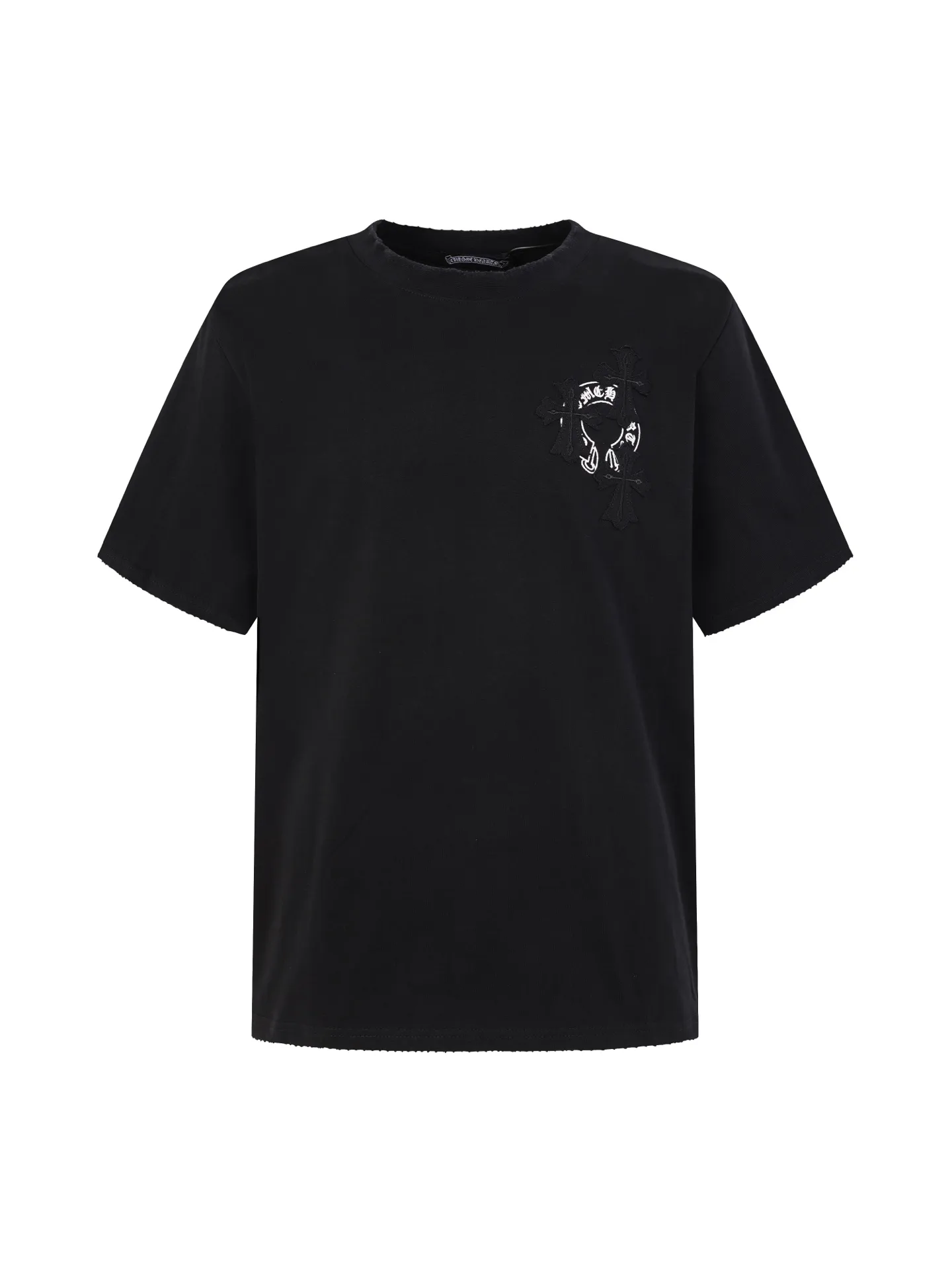【 】 Chrome Hearts/ 32 ， ， ， ！！ ， ！ # ， ； 。 oversize ， ！ ， ！ “ ” 💏 :Black White Size:S-XL